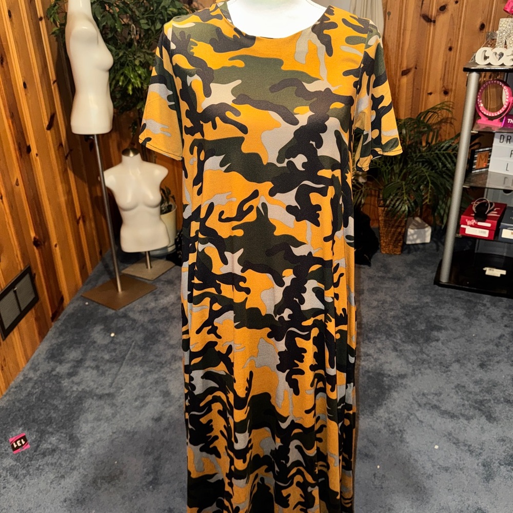 Camouflage Maxi Dress